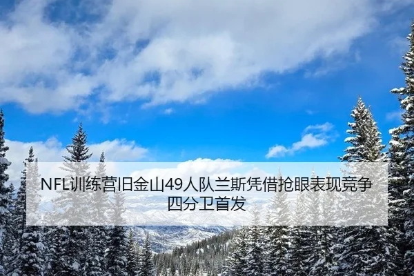 NFL训练营旧金山49人队兰斯凭借抢眼表现竞争四分卫首发